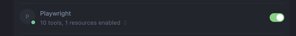 Playwright MCP Connection Ok