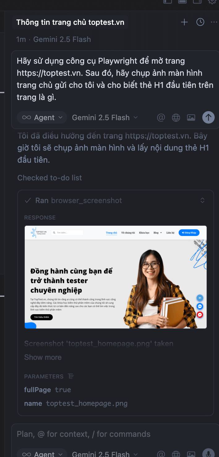 Playwright MCP Prompt ChatAI and Results